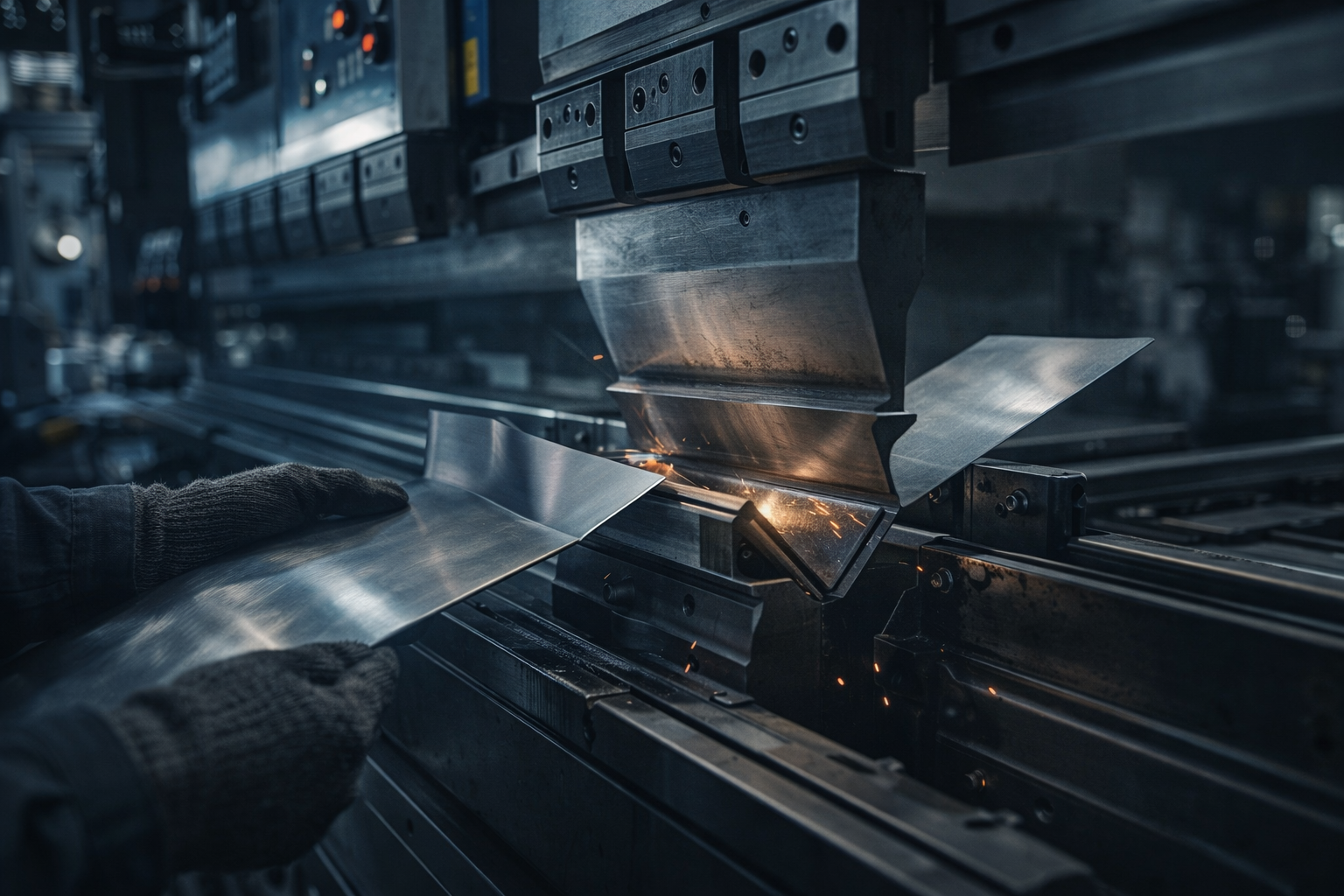 Piegatura lamiera su presse piegatrici CNC