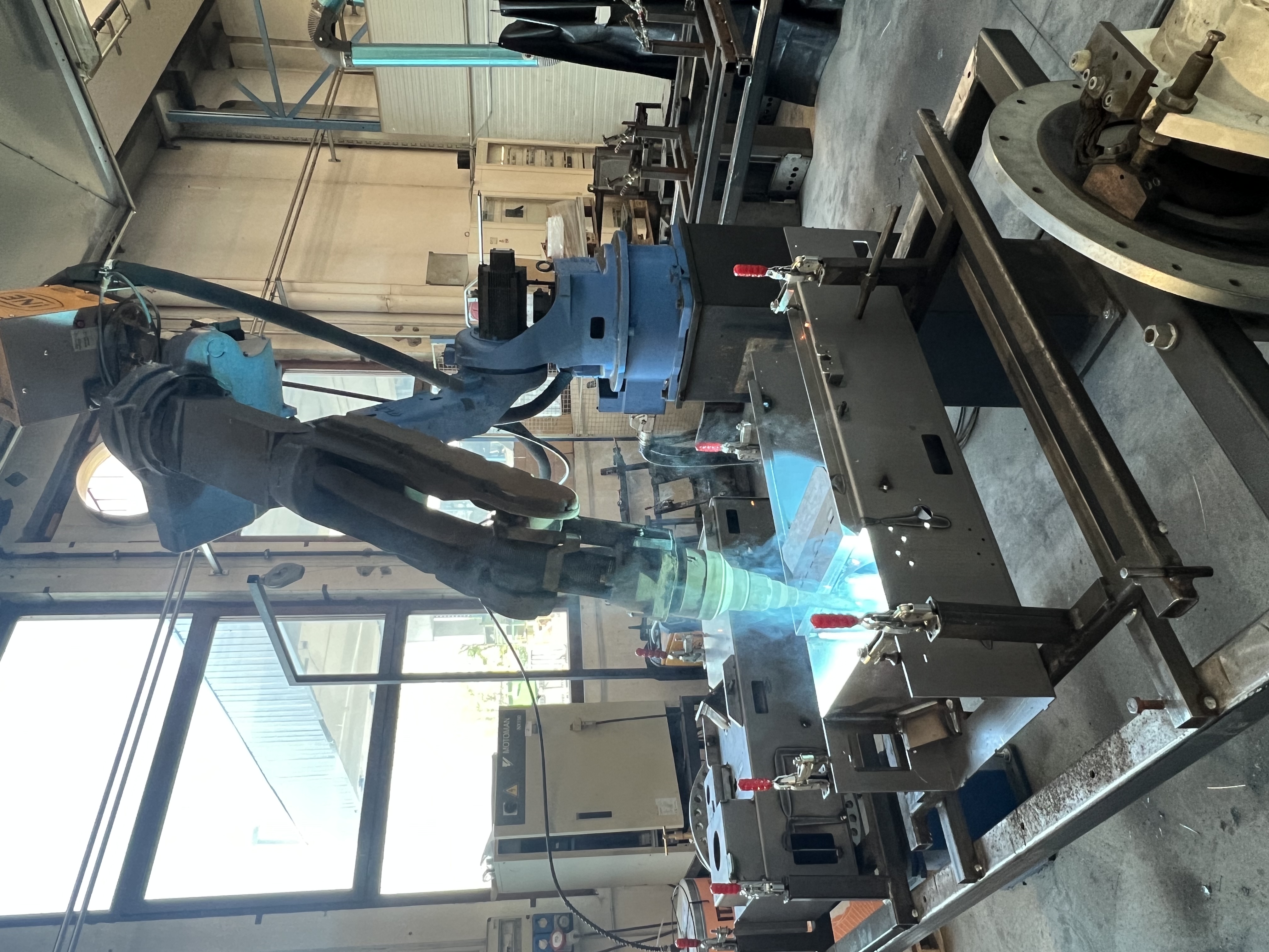 Saldatura su struttura metallica